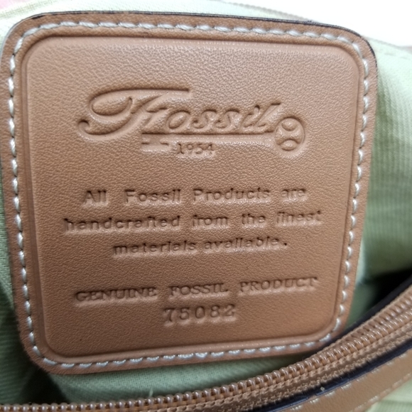 Fossil VINTAGE Woven Straw Satchel Bag - Picture 8 of 10